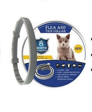 Adjustable Insect Repellent Collar for Cats and Dogs