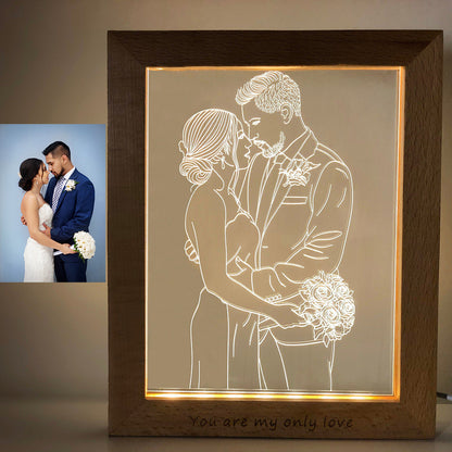 Custom Photo Frame Night Light