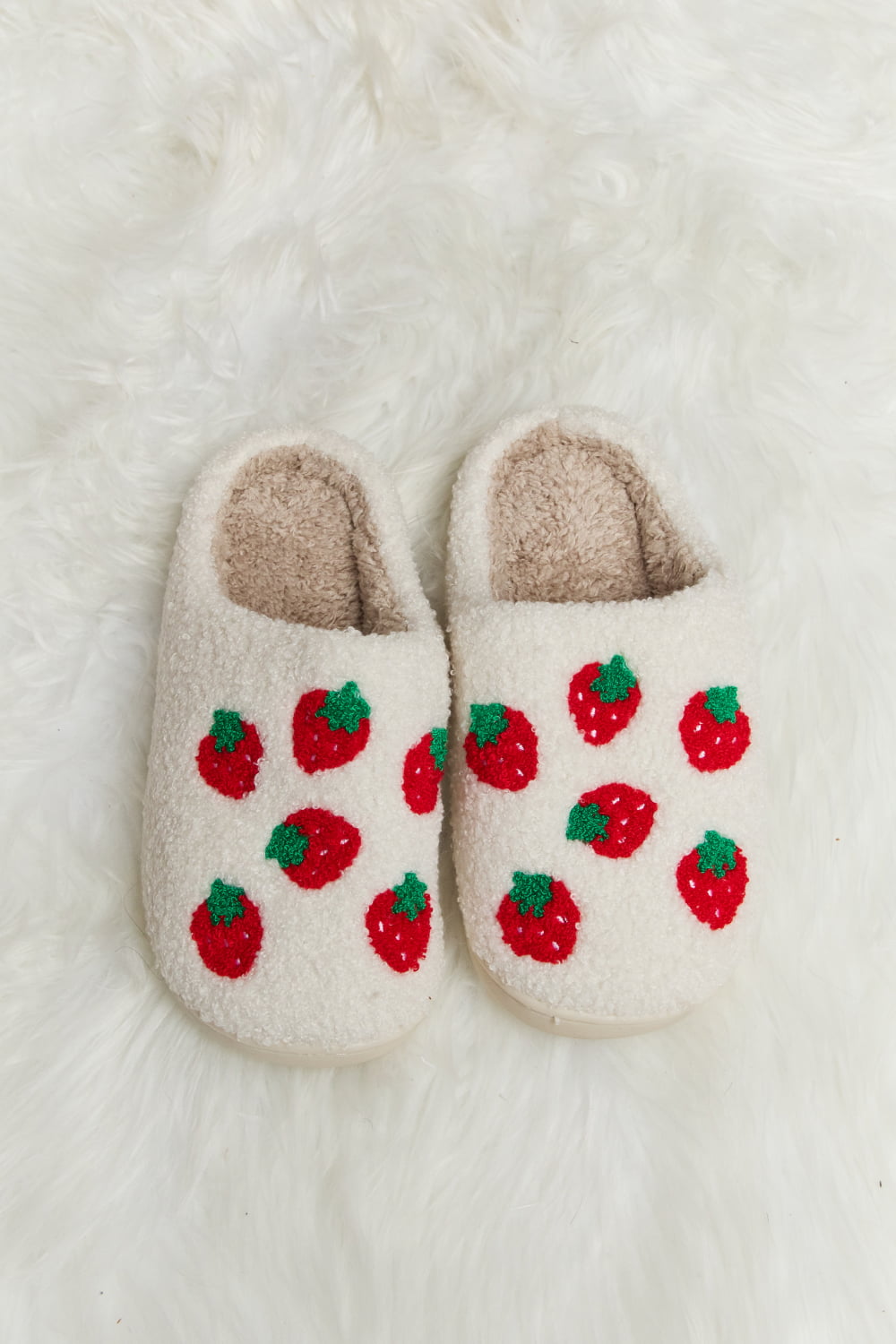 Melody Printed Plush Slide Slippers - PureSelect