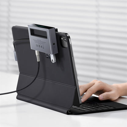 Multifunctional Type C HUB With A Retractable Clip Standard Edition Space Gray