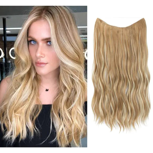 SARLA Synthetic Wave Clip-In Hair Extensions - PureSelect