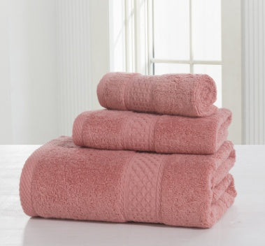 Soft Cotton Double-Sided Thick Bath Towel Set