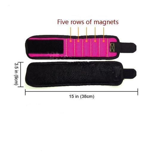 Strong Magnetic Wrist Strap for Tools and Scissors