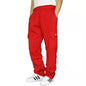 Men's Pants Sweatpants Stretch Elastic Waist Jogger Sports Pants Drawstring Trousers Fashion Mens Clothing