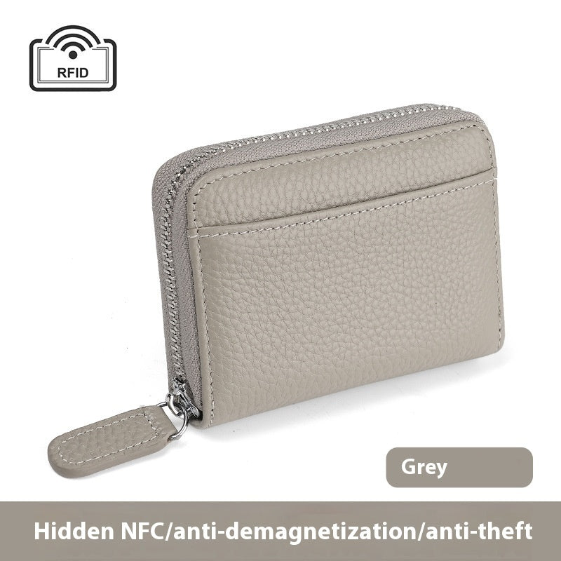 2024 RFID Genuine Leather Card Wallet