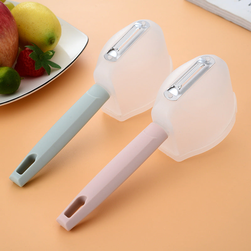 Stainless Steel Handle Fruit Peeler – Effortless Peeling Made Easy!