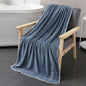 Thin fiber beauty thick bath towel