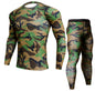 Men's Camouflage Pants & T-Shirt Set – Fashionable CrossFit Compression Outfit for Casual Wear