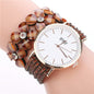 Luxury Women’s Quartz Watch – Stainless Steel Case with Velvet Drill Band