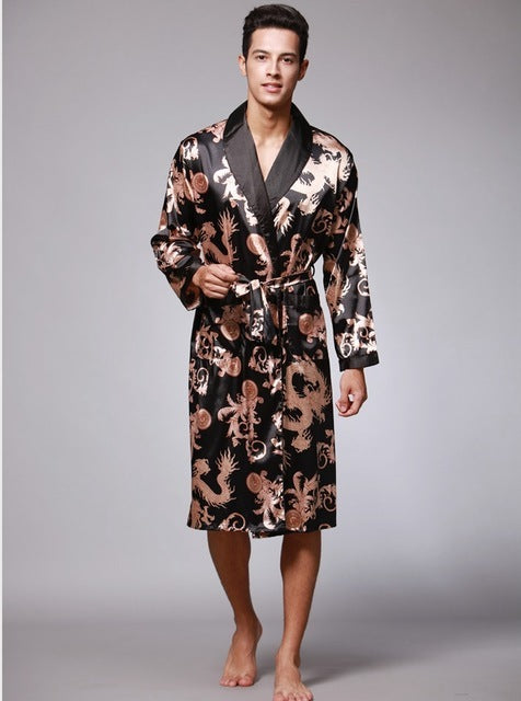 Luxurious Men's Silk Robe