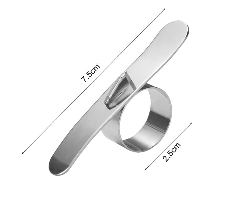 Stainless Steel Peeler Ring – Effortless Peeling for All Your Fruits and Vegetables