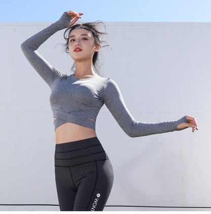 Long-Sleeved Quick-Drying Fitness Clothes