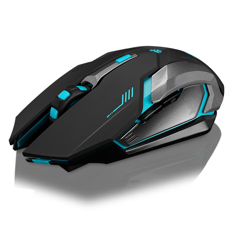 Rechargeable Wireless Mouse for Notebook and Desktop – Mute and Luminous