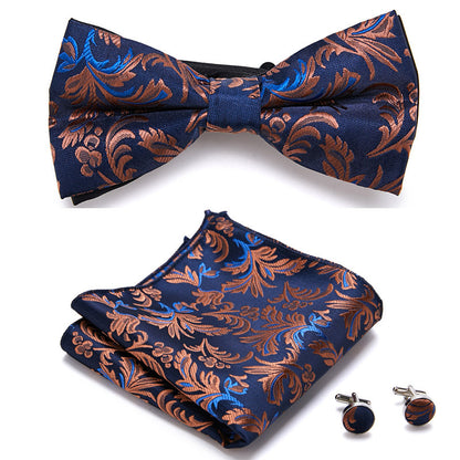 Three Piece Set Of Stylish Bow Ties