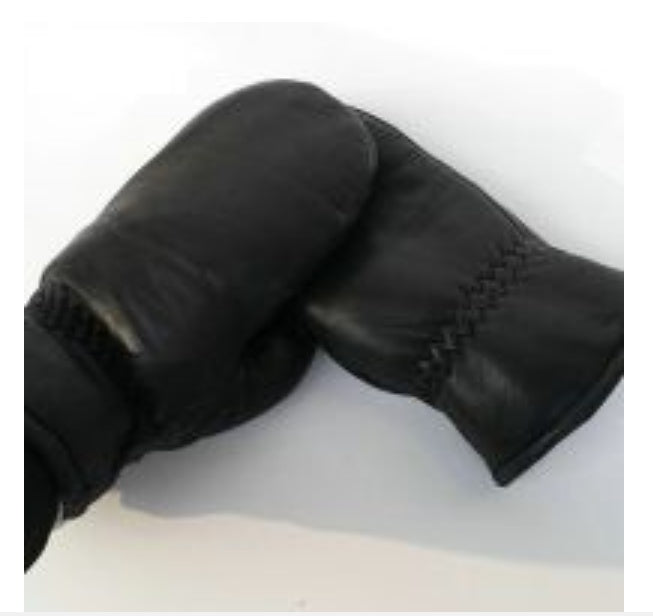 Winter Outdoors Warm Genuine Leather Hand Warm Thickened Sheepskin Gloves