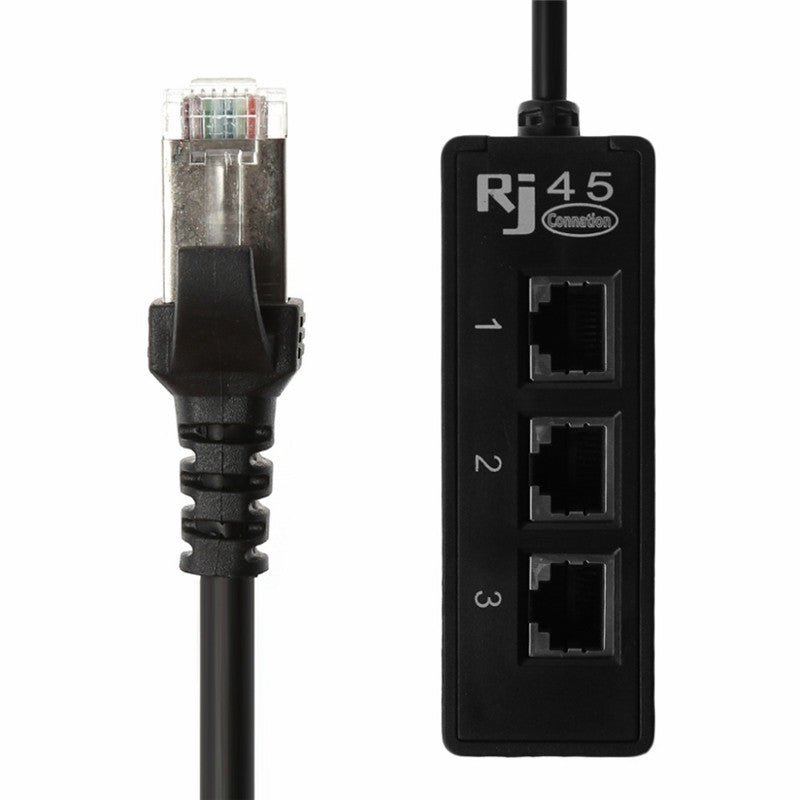 Centechia 1 To 3 Socket LAN Ethernet Network RJ45 Splitter