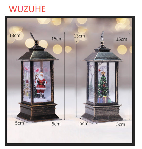 Christmas Simulation LED Flame Small Oil Lamp