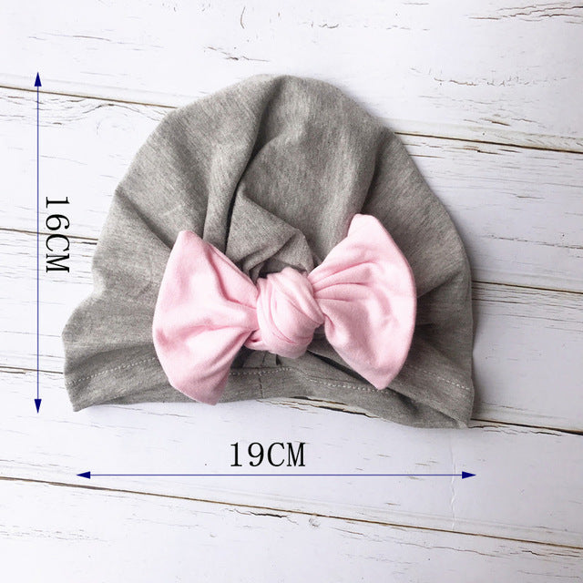 Knot Bow Baby Headbands Toddler Headwraps 6m-18m Baby Turban