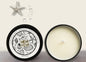 Smokeless Aromatic Candles in Black Tin Cans