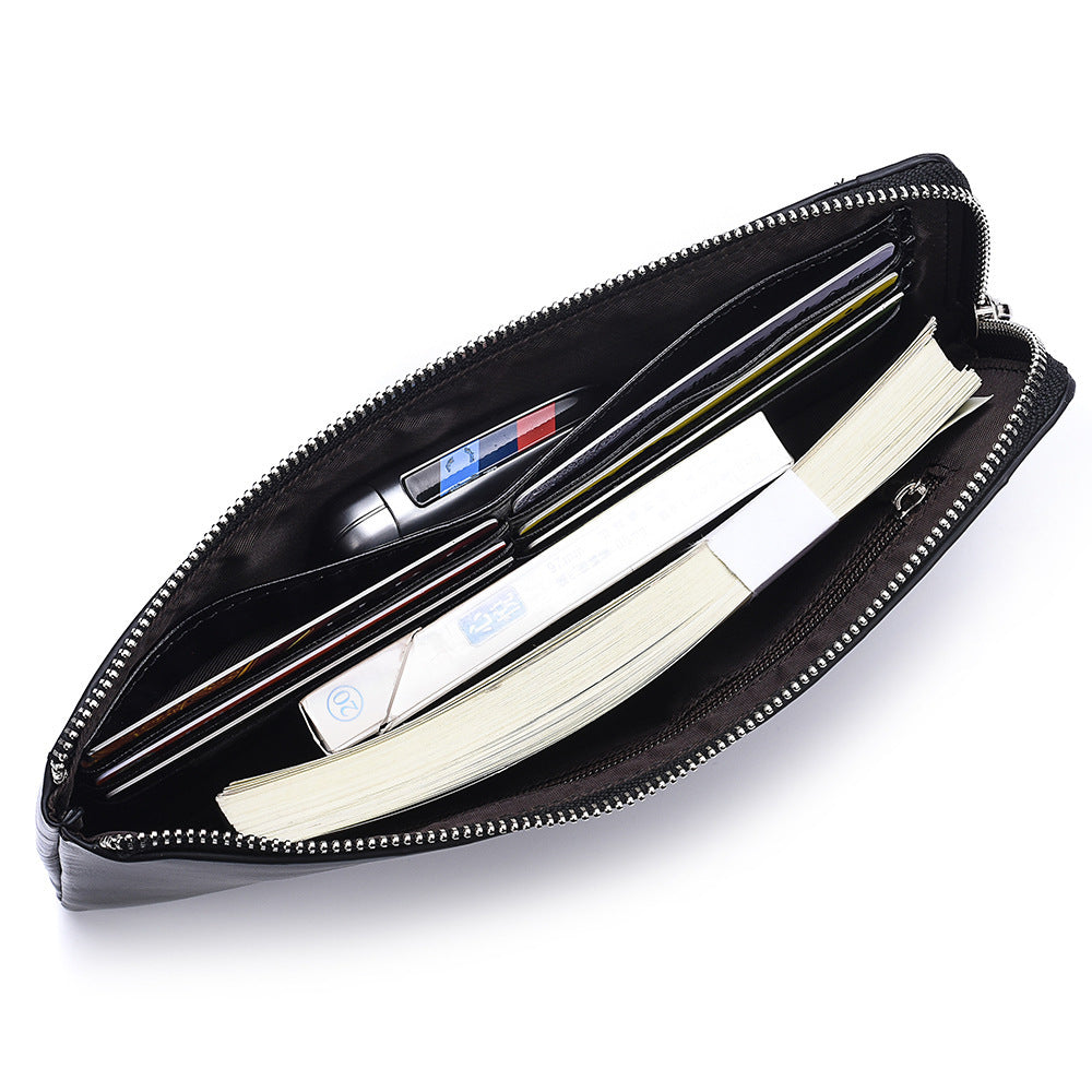 Men's Long Leather Wallet