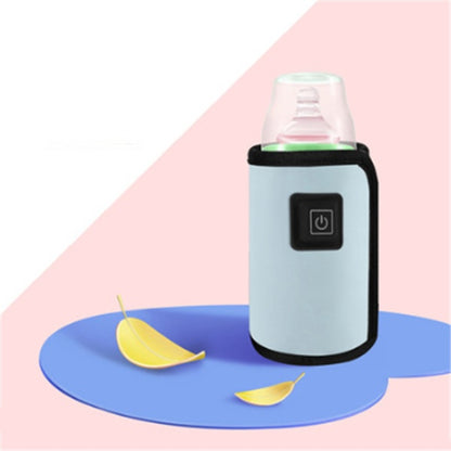 Baby bottle heating sleeve