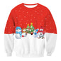 Autumn Winter Santa Elf Christmas Sweater Pullover