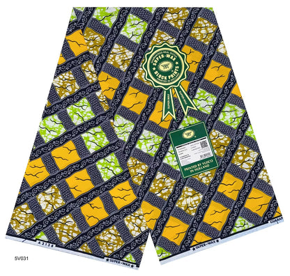 Printed Super Wax Fabric African