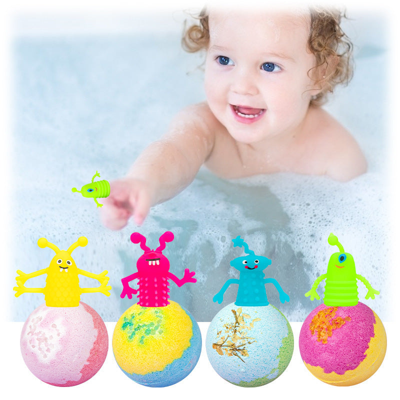 Children's Toy Loofah Bath Explosion Bath Salt