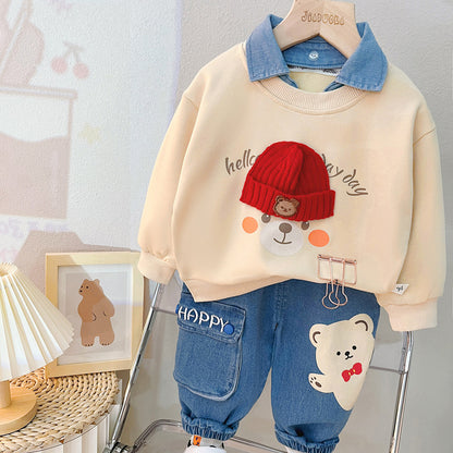 Clothes For Babies Split Boy Suit