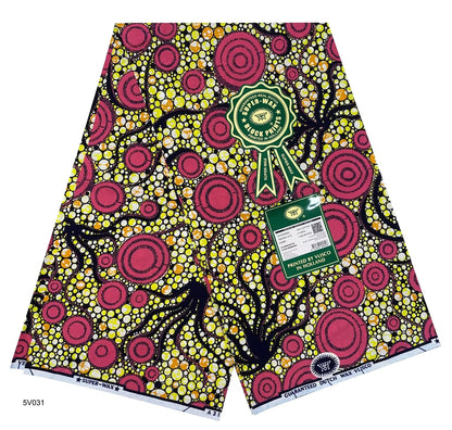 Printed Super Wax Fabric African