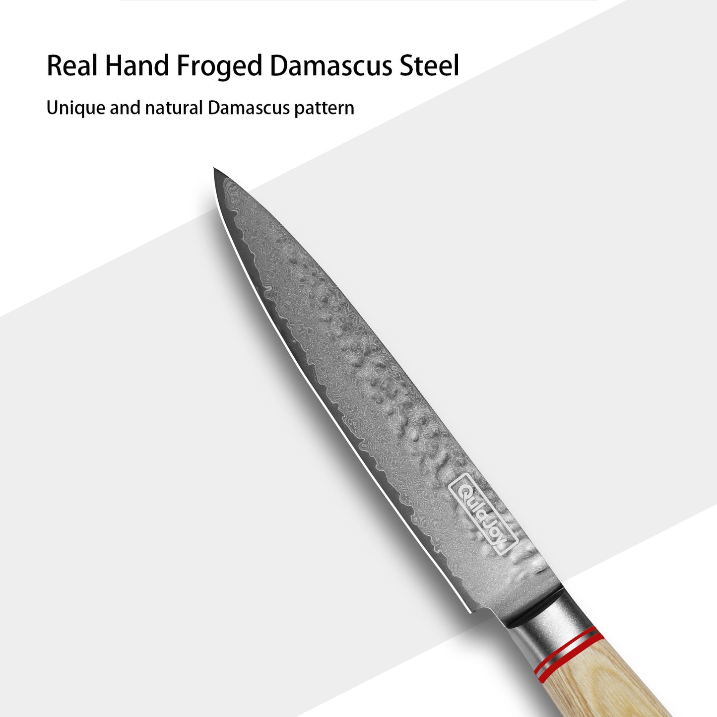 Qulajoy Nakiri Knife 6.9 Inch – Professional 67-Layers Damascus Vegetable Knife