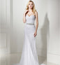 ANJURUISI Elegant White Lace Mermaid Wedding Dress with Jacket