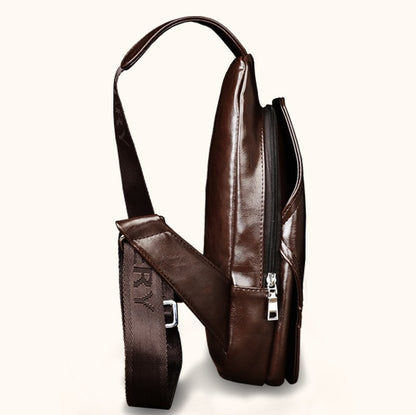 Men's Leather Crossbody Sling Bag