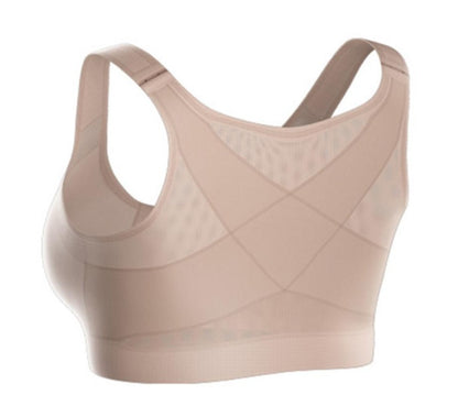 Plus Size Front Button Sports Bras for Women – No Steel Design