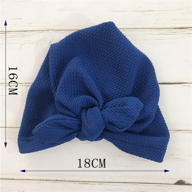 Knot Bow Baby Headbands Toddler Headwraps 6m-18m Baby Turban