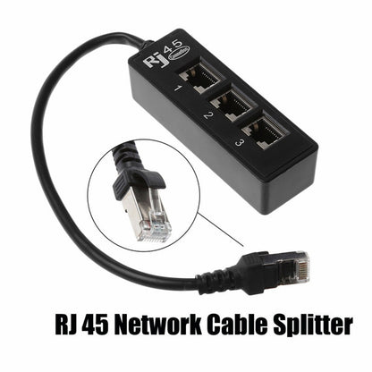 Centechia 1 To 3 Socket LAN Ethernet Network RJ45 Splitter