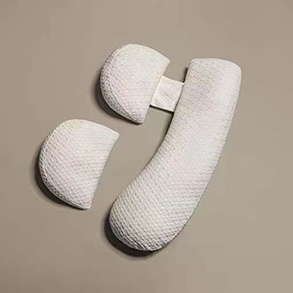 U-Shaped Pure Cotton Pregnancy Pillow