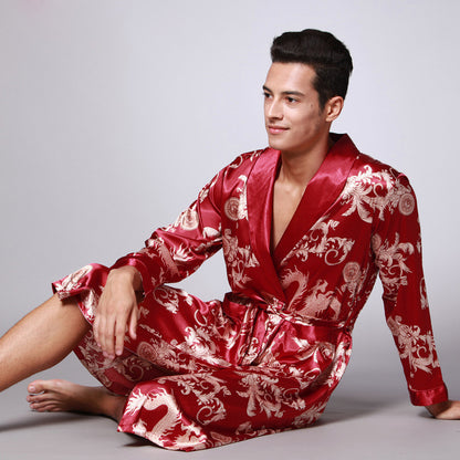 Luxurious Men's Silk Robe