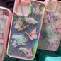 Epoxy Glitter Butterfly Skin-friendly Phone Case