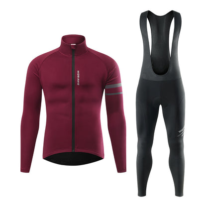 Winter Cycling Suit – Windproof and Fleece-Lined