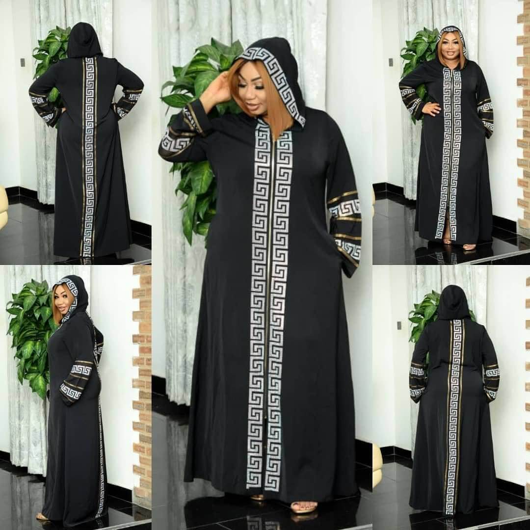 African National Costume Swing Dress in Muslim Style