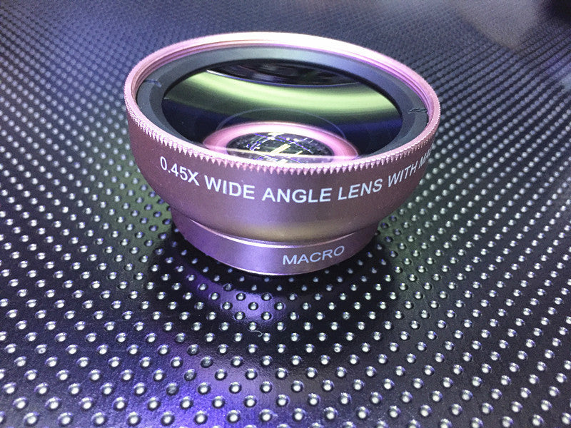 0.45X Wide-Angle Lens for Mobile and DSLR Cameras