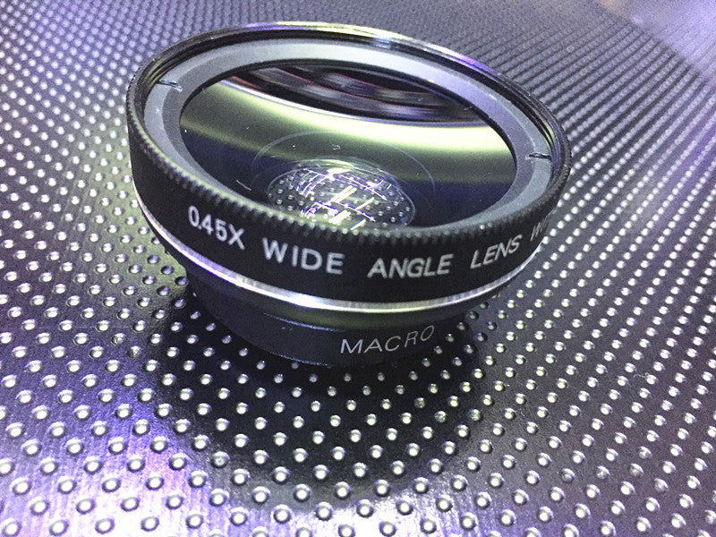 0.45X Wide-Angle Lens for Mobile and DSLR Cameras