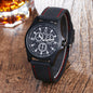 Black & White Sports Quartz Watch for Men and Women