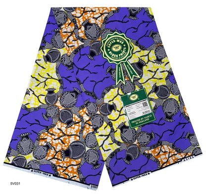 Printed Super Wax Fabric African