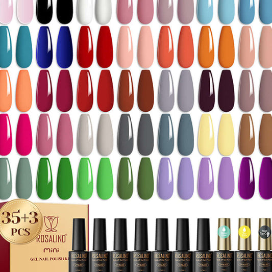 Nail Beauty Polish Gel Set (38 Bottles)