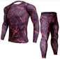 Men's Camouflage Pants & T-Shirt Set – Fashionable CrossFit Compression Outfit for Casual Wear