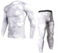 Men's Camouflage Pants & T-Shirt Set – Fashionable CrossFit Compression Outfit for Casual Wear