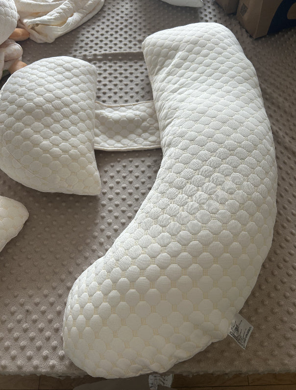 U-Shaped Pure Cotton Pregnancy Pillow