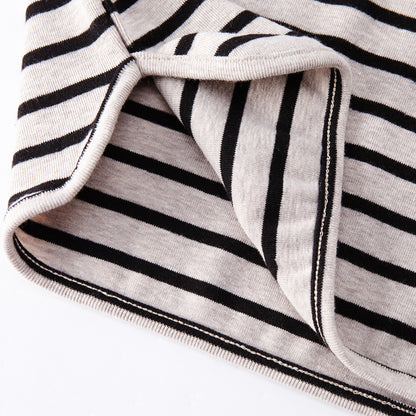 Striped Cotton Long Sleeve T-Shirt for Baby Girls